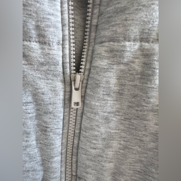 Three dots Quilted Knit Zip-Up Jacket, Size Medium - Picture 3 of 6